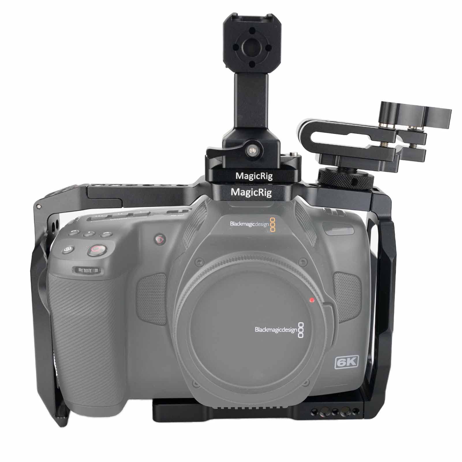 Amazon | MAGICRIG BMPCC 6K Pro / 6K G2 カメラケージ NATOトップ